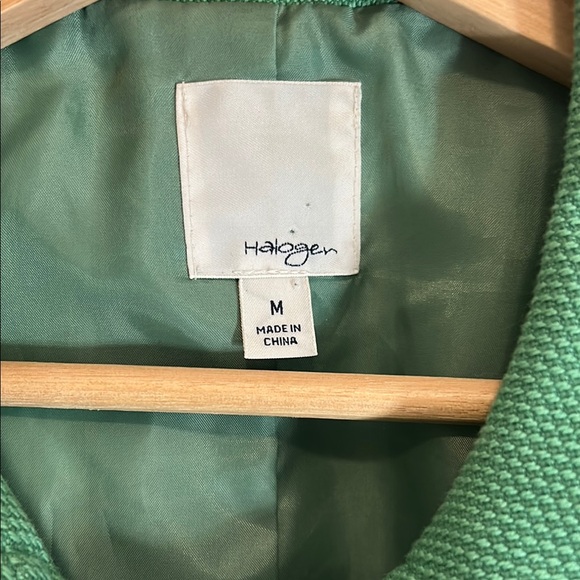 Halogen Green Medium Button-Up Jacket - Picture 3 of 7